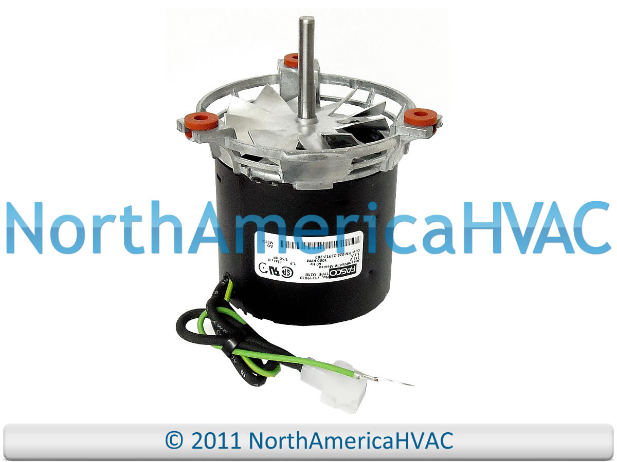 OEM York Coleman Luxaire Exhaust Inducer Motor Replaces Fasco 7121